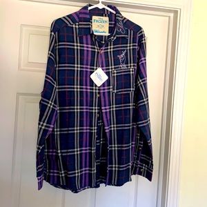 NWT Cakeworthy Frozen Elsa Flannel Sz. XL